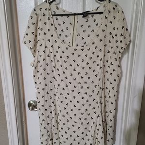 Sheer French Bulldog Zipper Top